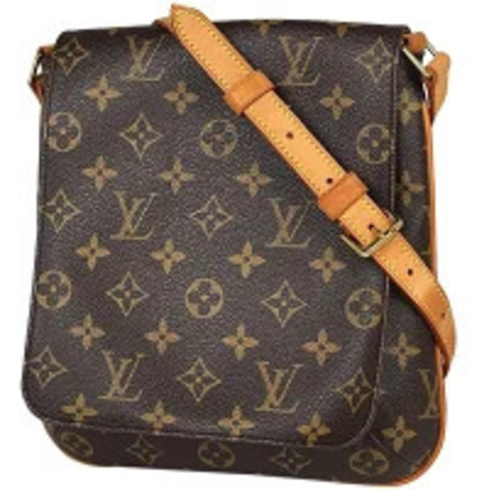 Louis Vuitton Musette Salsa Short Shoulder Bag Monogram Brown